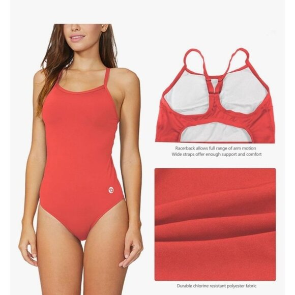 Baleaf Womens Athletic UPF 50+ One-Piece Swimsuit Size 36 Sports Swimming Beach - Picture 4 of 14
